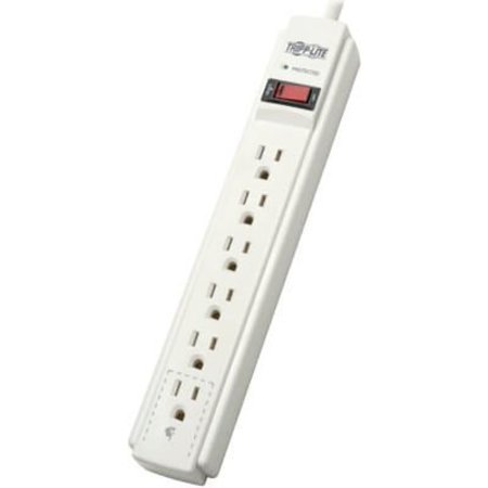 TRIPP LITE Tripp Lite Protect It!! Surge Protected Power Strip, 6 Outlets, 15A, 720 Joules, 6' Cord TLP606